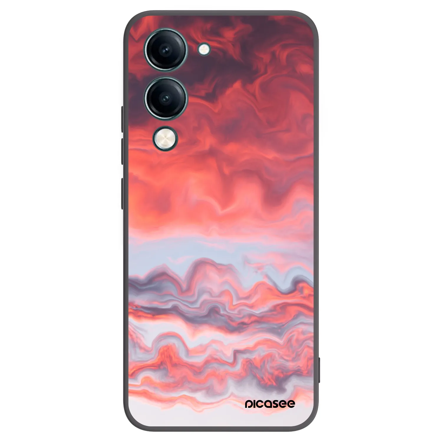 Picasee husă neagră din silicon pentru Vivo Y29s 5G - Sunset