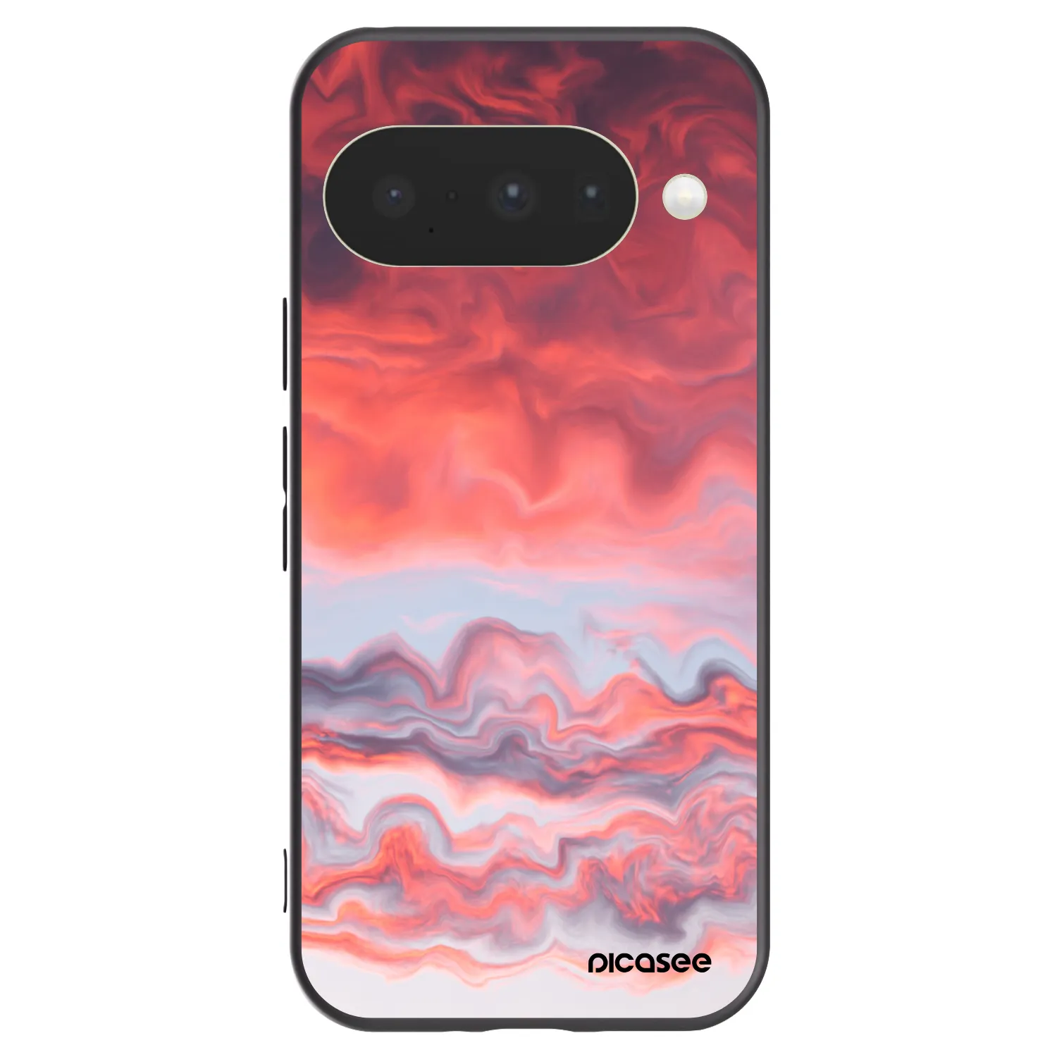 Picasee husă neagră din silicon pentru Google Pixel 10 - Sunset