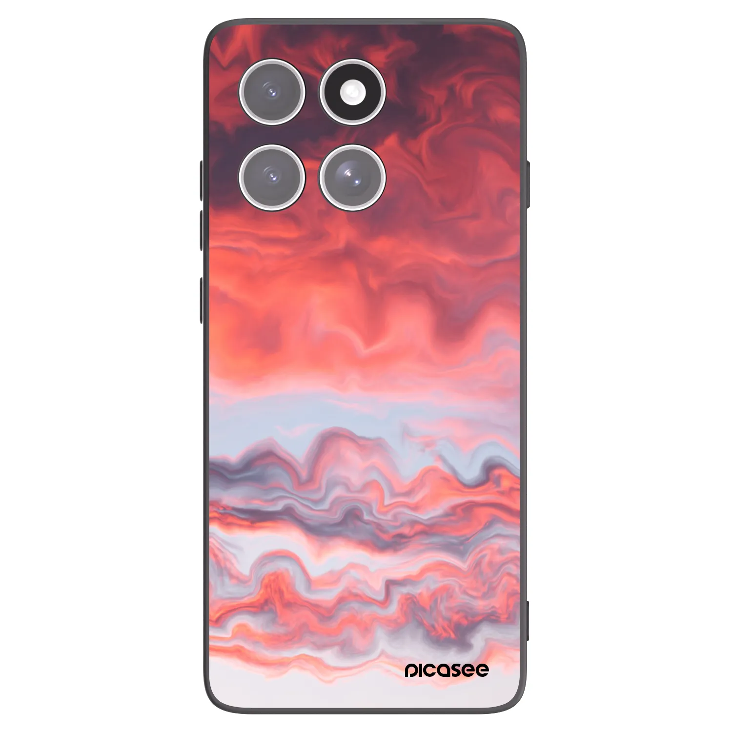 Picasee husă neagră din silicon pentru Motorola Edge 60 Fusion - Sunset