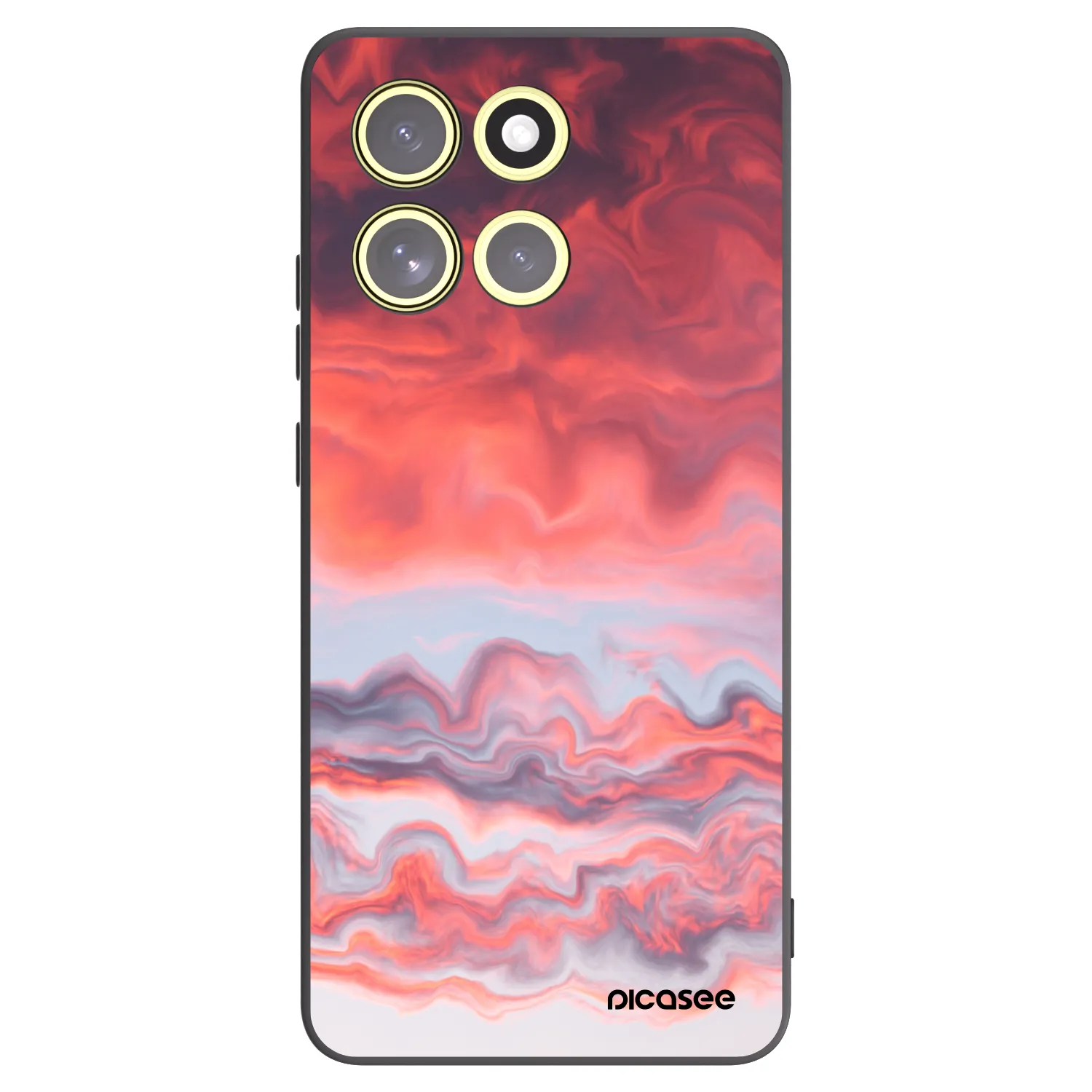 Picasee husă neagră din silicon pentru Motorola Moto G86 Power 5G - Sunset