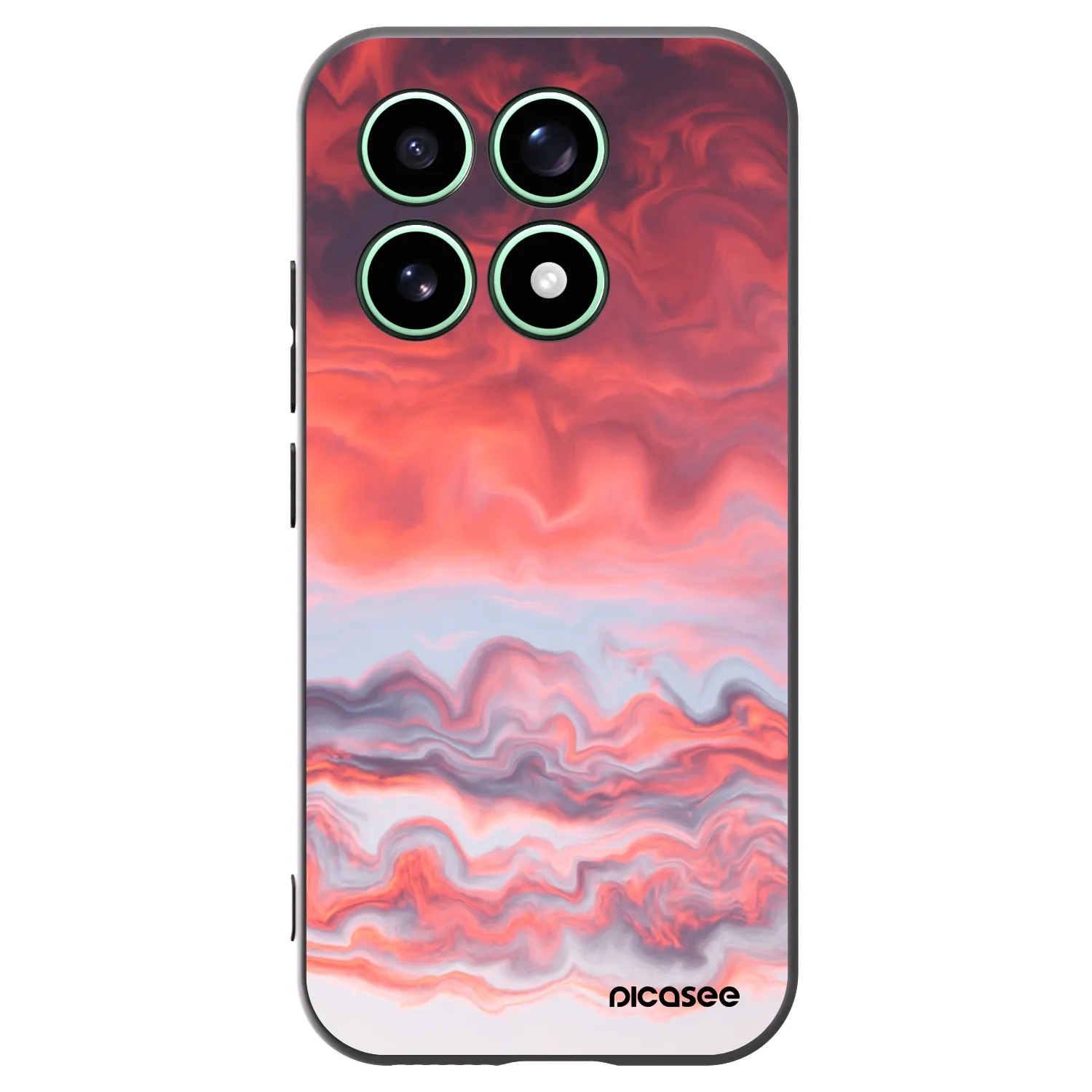 Picasee husă neagră din silicon pentru Xiaomi 17 - Sunset