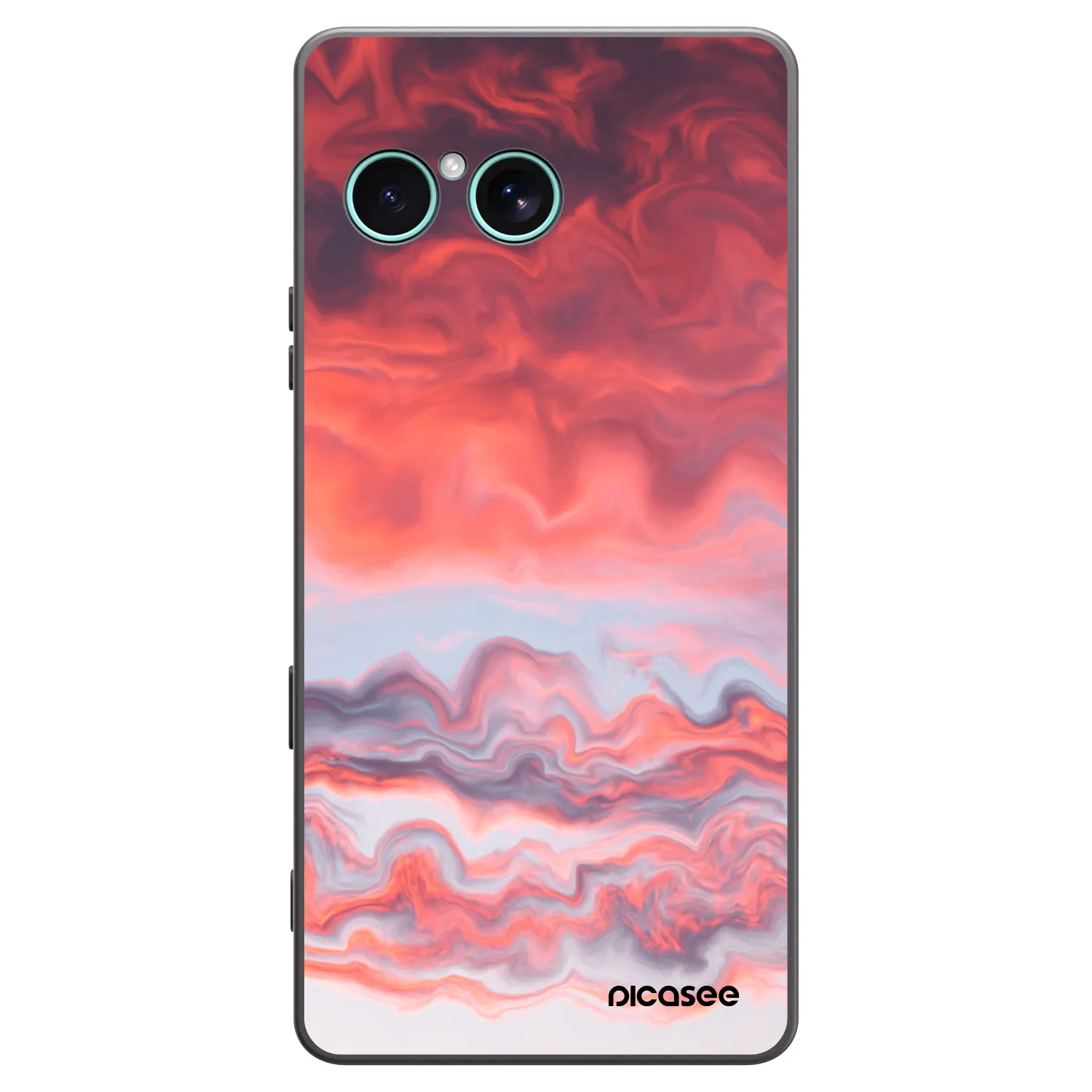 Picasee husă neagră din silicon pentru Sony Xperia 10 VII - Sunset