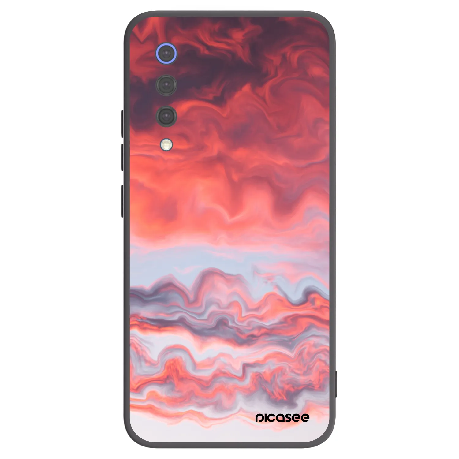Picasee husă neagră din silicon pentru Xiaomi Mi 9 SE - Sunset