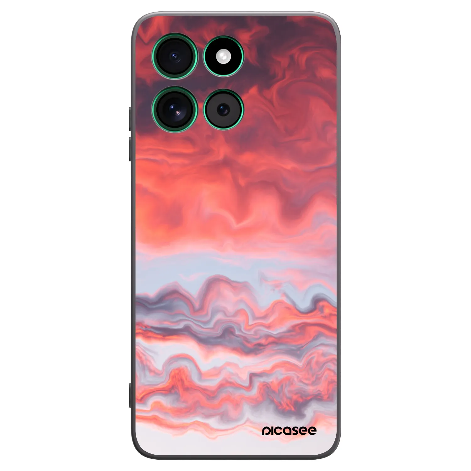 Picasee husă neagră din silicon pentru Motorola Moto G57 Power - Sunset
