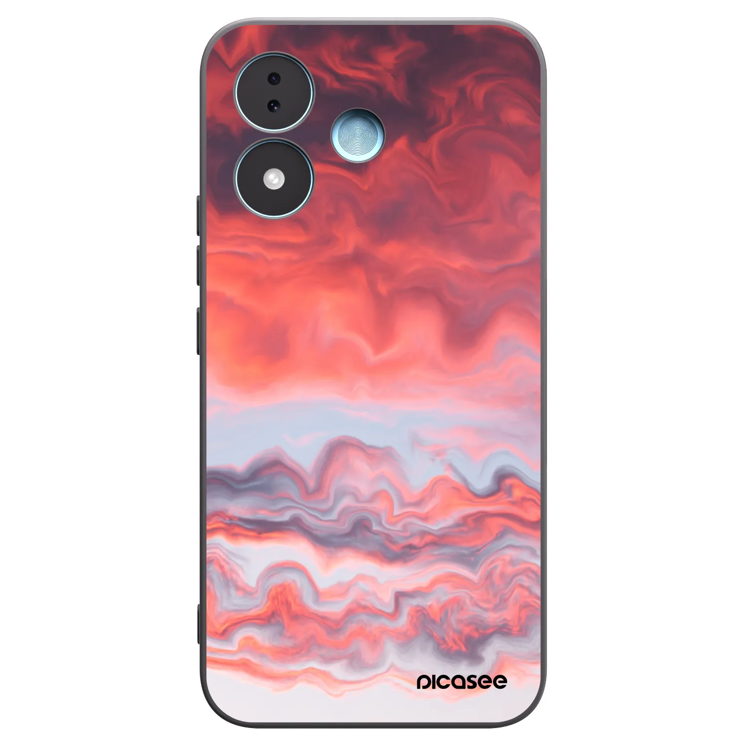 Picasee husă neagră din silicon pentru Xiaomi Redmi Note 17 5G - Sunset