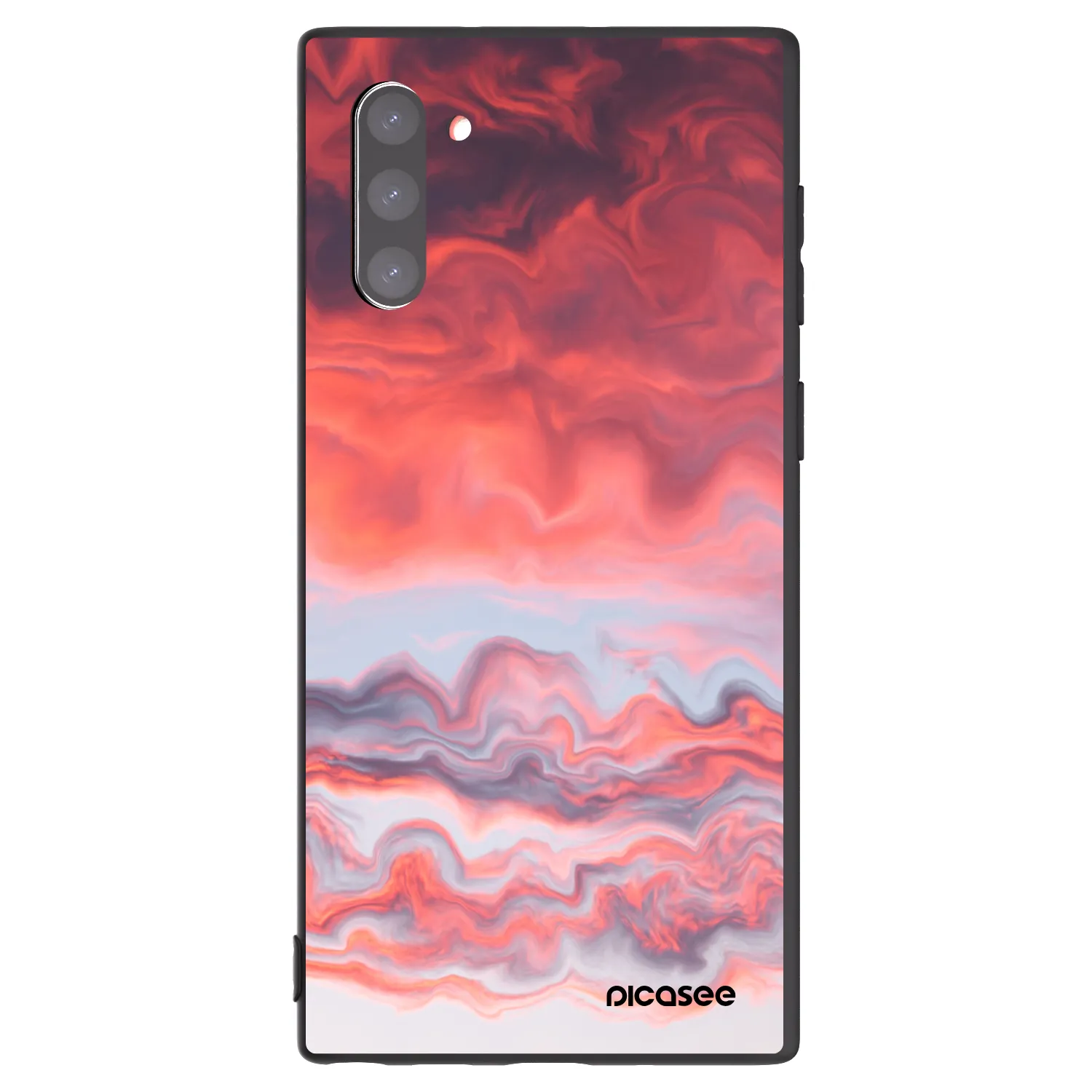 Picasee husă neagră din silicon pentru Samsung Galaxy Note 10 N970F - Sunset