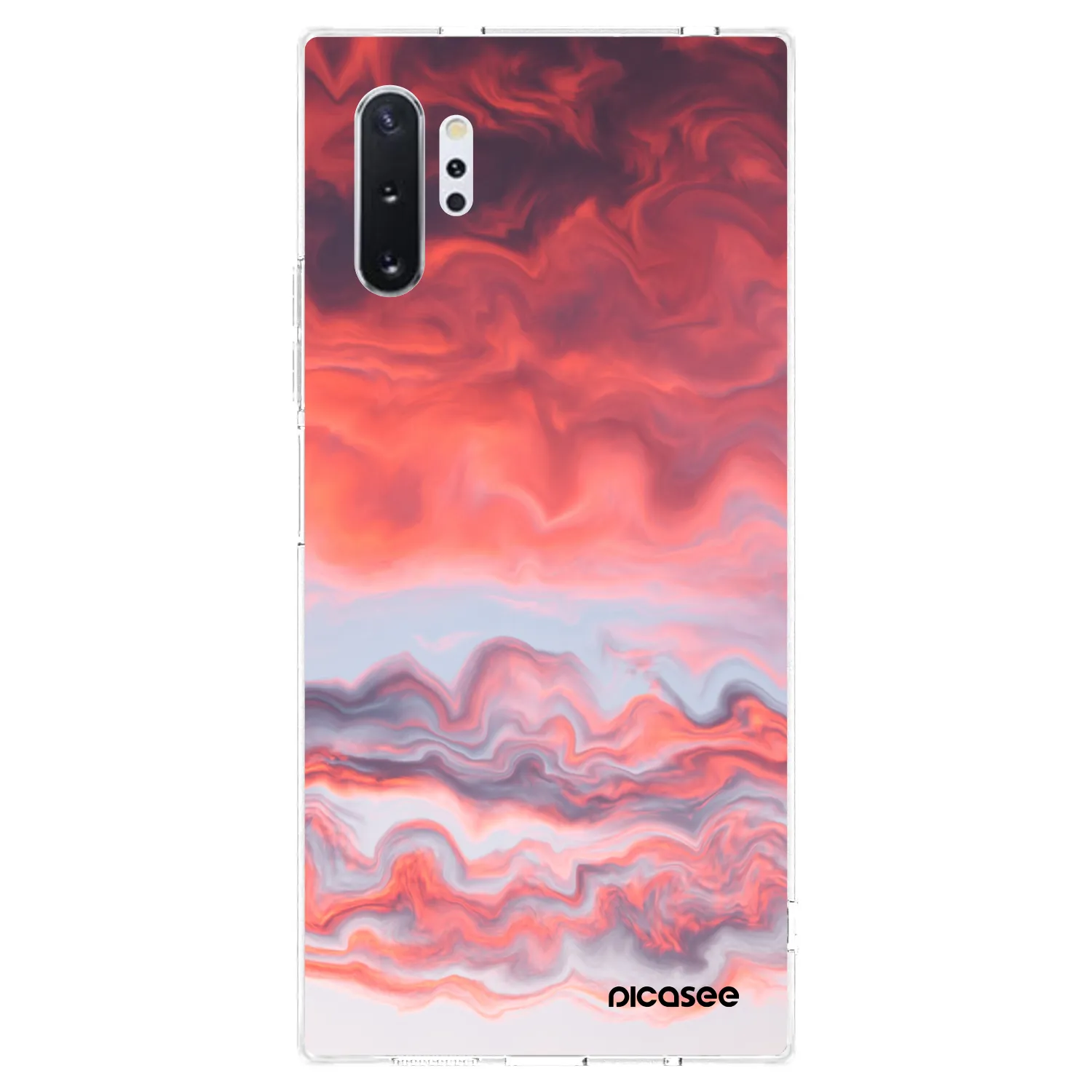 Picasee husă transparentă din silicon pentru Samsung Galaxy Note 10+ N975F - Sunset