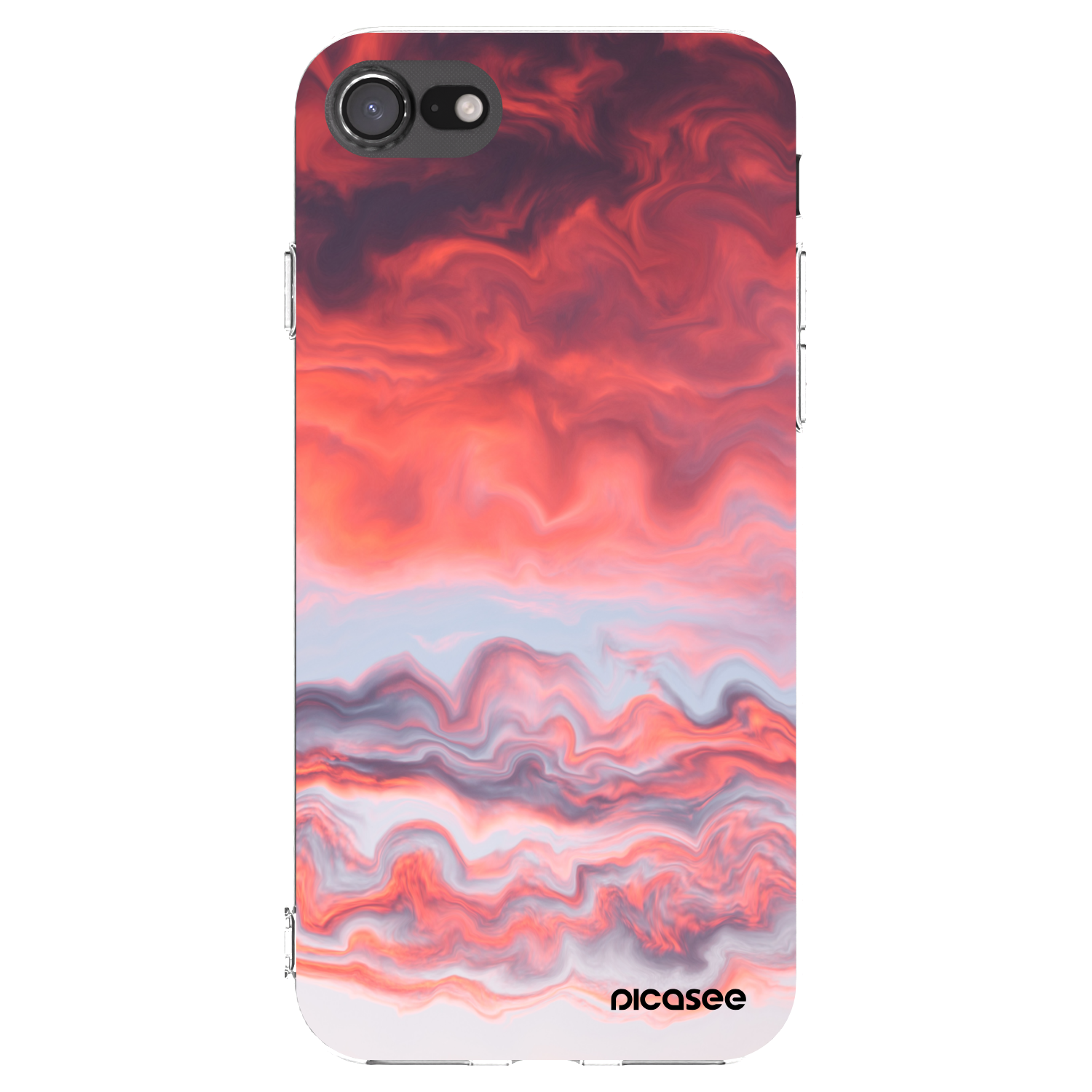 Picasee husă transparentă din silicon pentru Apple iPhone 8 - Sunset