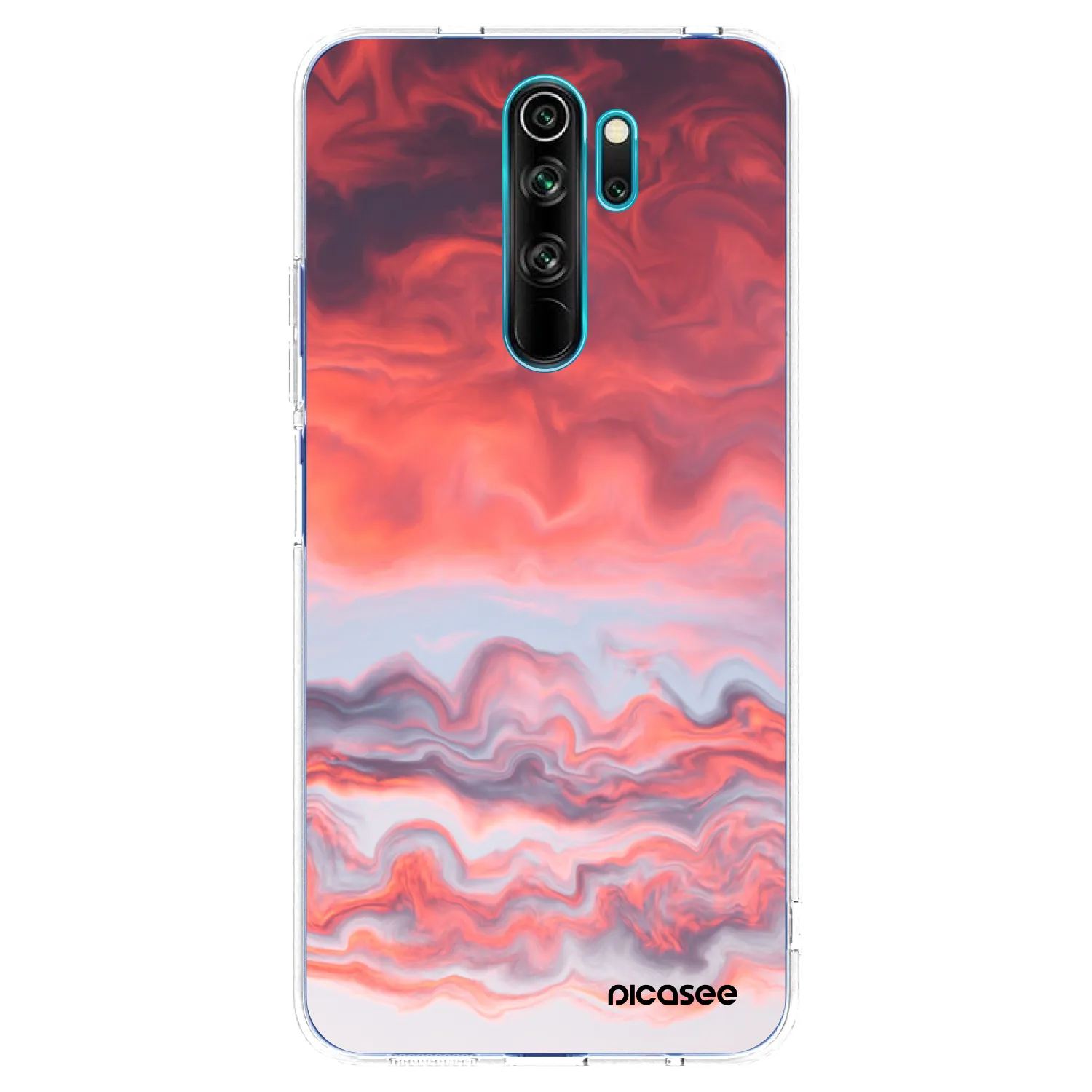 Picasee husă transparentă din silicon pentru Xiaomi Redmi Note 8 Pro - Sunset