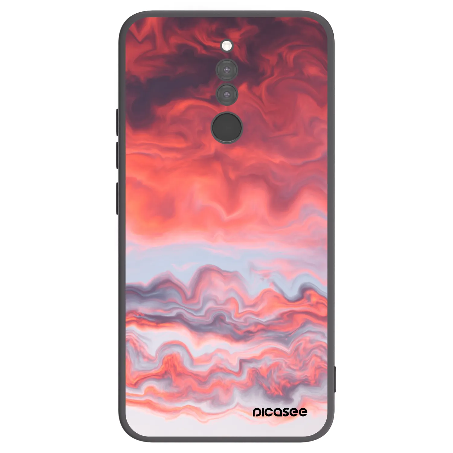 Picasee husă neagră din silicon pentru Xiaomi Redmi 8 - Sunset