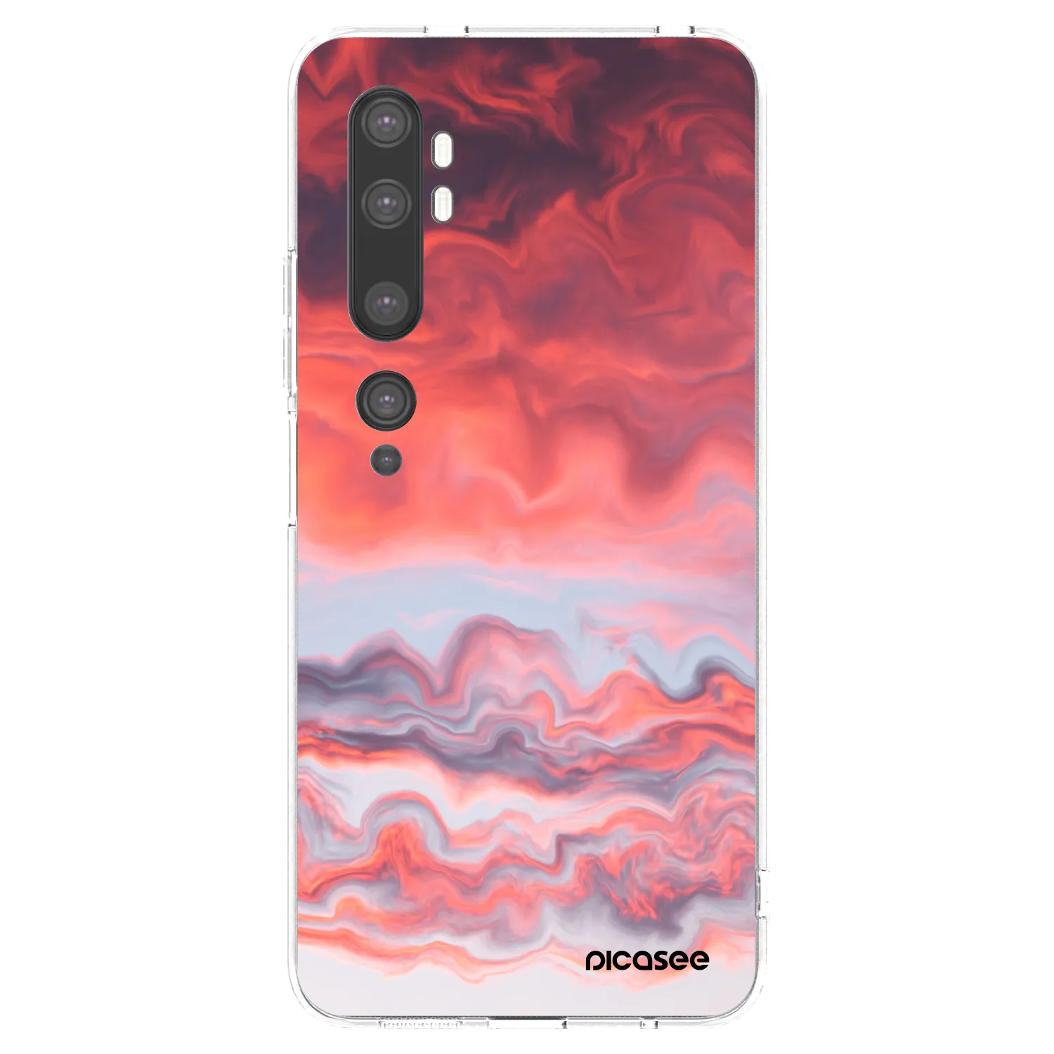 Picasee husă transparentă din silicon pentru Xiaomi Mi Note 10 (Pro) - Sunset