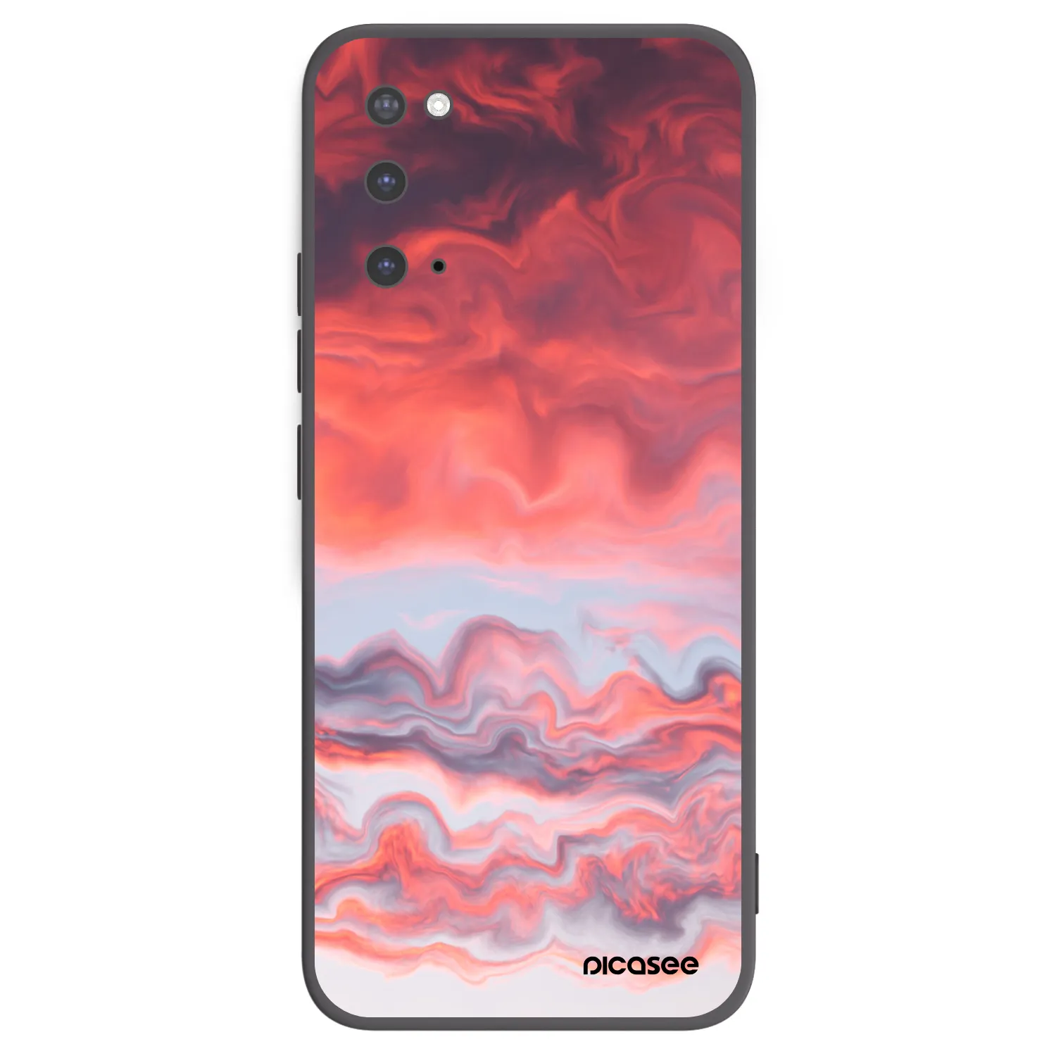 Picasee husă neagră din silicon pentru Samsung Galaxy S20 G980F - Sunset