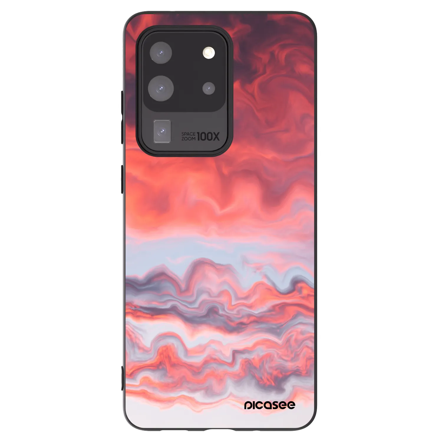 Picasee husă neagră din silicon pentru Samsung Galaxy S20 Ultra 5G G988F - Sunset