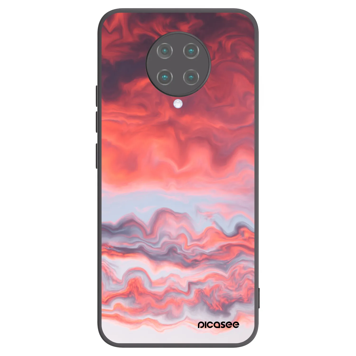 Picasee husă neagră din silicon pentru Xiaomi Poco F2 Pro - Sunset