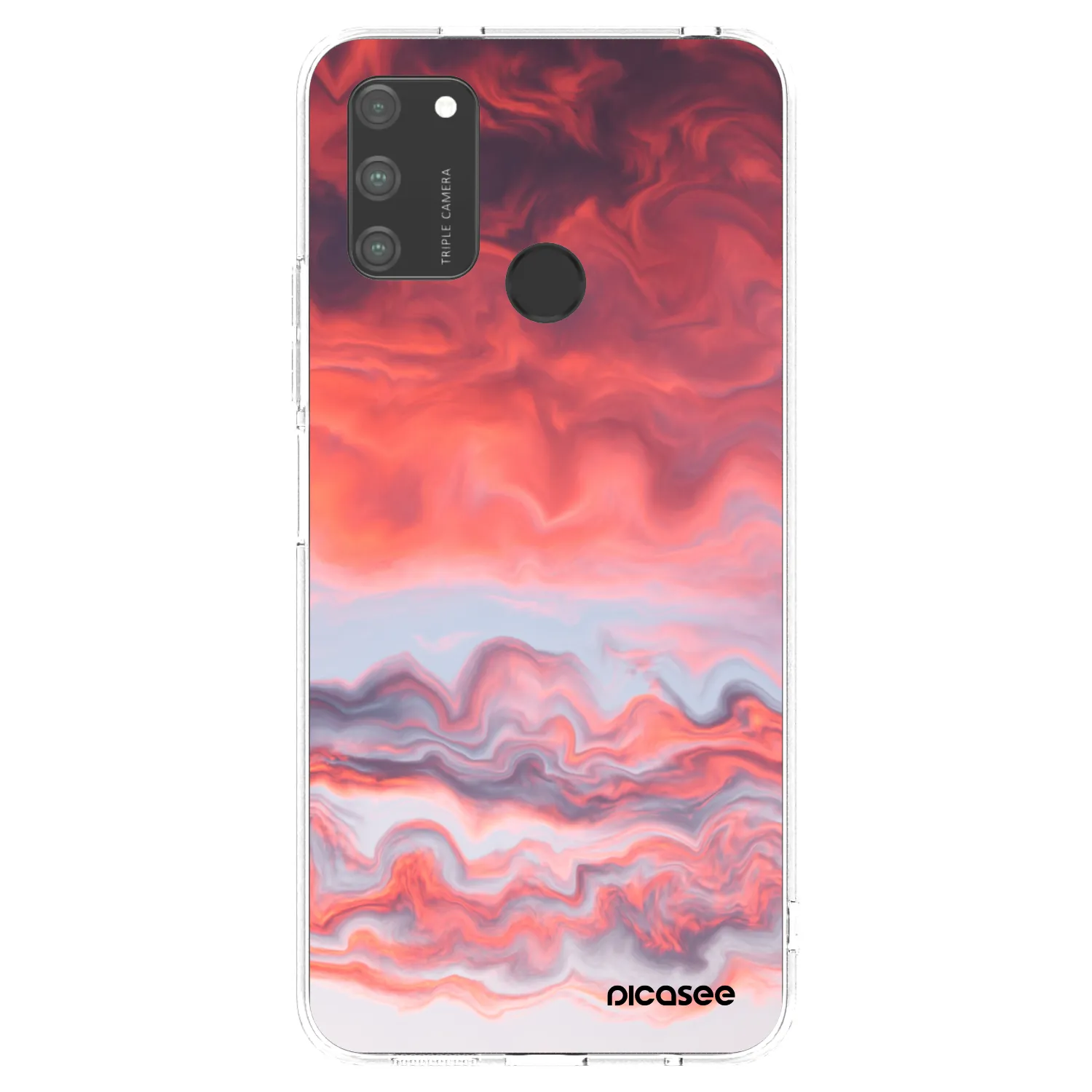 Picasee husă transparentă din silicon pentru Honor 9A - Sunset