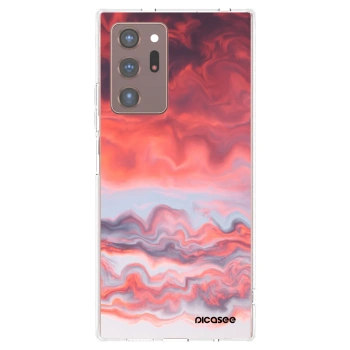 Picasee husă transparentă din silicon pentru Samsung Galaxy Note 20 Ultra - Sunset