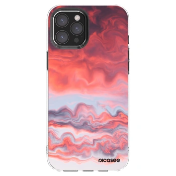 Picasee husă transparentă din silicon pentru Apple iPhone 12 Pro Max - Sunset