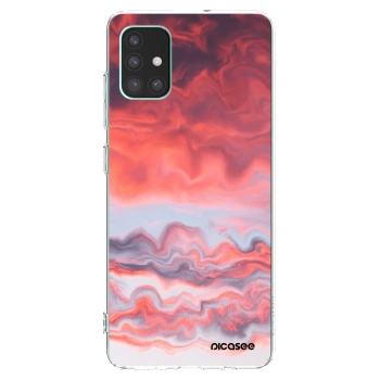 Picasee husă transparentă din silicon pentru Samsung Galaxy M51 M515F - Sunset