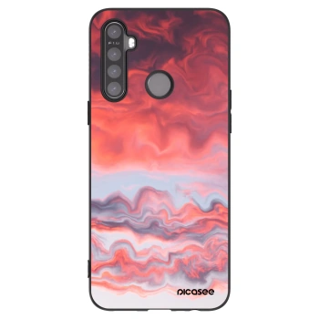 Picasee husă neagră din silicon pentru Realme 5 - Sunset