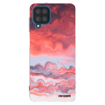 Picasee husă transparentă din silicon pentru Samsung Galaxy A12 A125F - Sunset