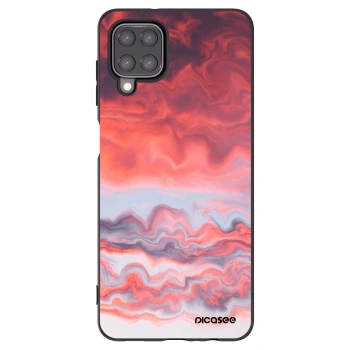 Picasee husă neagră din silicon pentru Samsung Galaxy A12 A125F - Sunset