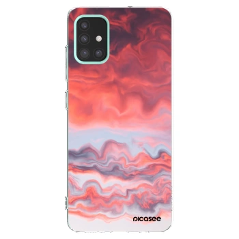 Picasee husă transparentă din silicon pentru Samsung Galaxy M31s - Sunset