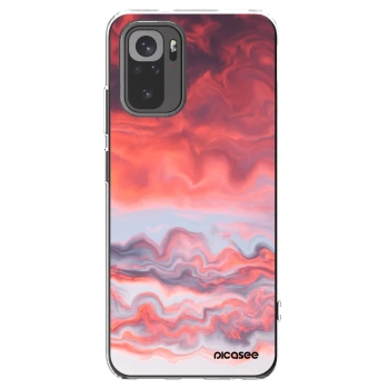 Picasee husă transparentă din silicon pentru Xiaomi Redmi Note 10 - Sunset