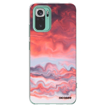 Picasee husă transparentă din silicon pentru Xiaomi Redmi Note 10 Pro - Sunset