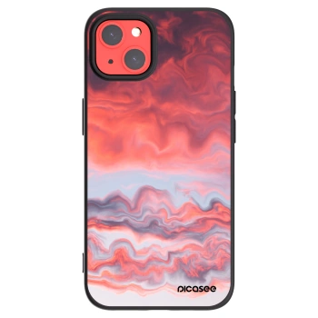 Picasee husă neagră din silicon pentru Apple iPhone 13 - Sunset