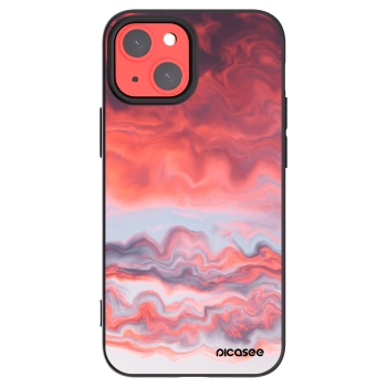 Picasee husă neagră din silicon pentru Apple iPhone 13 mini - Sunset