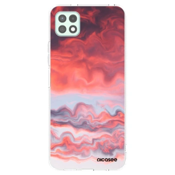 Picasee husă transparentă din silicon pentru Samsung Galaxy A22 A226B 5G - Sunset