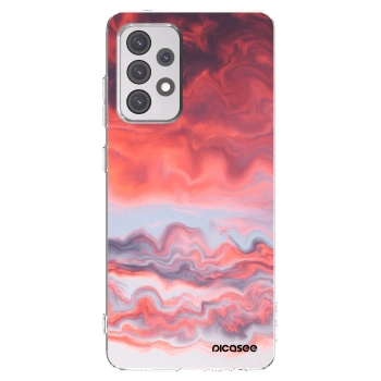 Picasee husă transparentă din silicon pentru Samsung Galaxy A52s 5G A528B - Sunset