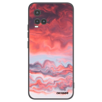 Picasee husă neagră din silicon pentru Vivo Y33s - Sunset