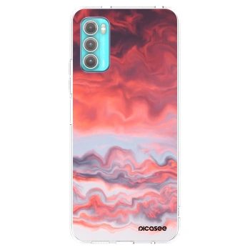 Picasee husă transparentă din silicon pentru Motorola Moto G60 - Sunset