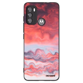 Picasee husă neagră din silicon pentru Motorola Moto G60 - Sunset