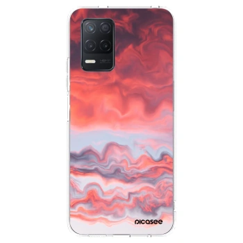 Picasee husă transparentă din silicon pentru Realme 8 5G - Sunset