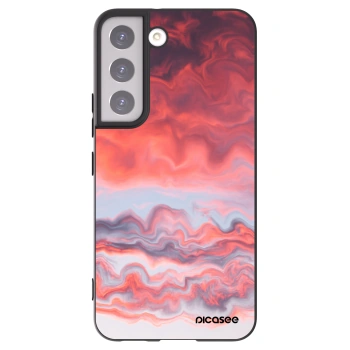 Picasee husă neagră din silicon pentru Samsung Galaxy S22 5G - Sunset
