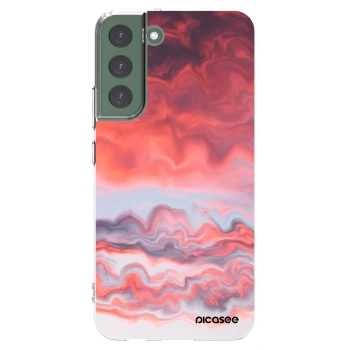 Picasee husă transparentă din silicon pentru Samsung Galaxy S22+ 5G - Sunset