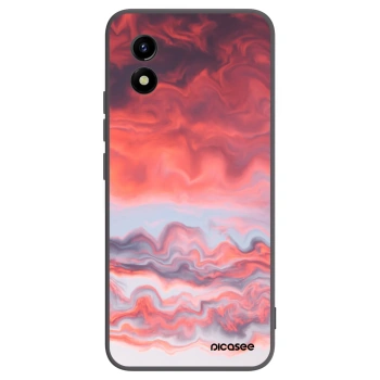 Picasee husă neagră din silicon pentru Vivo Y01 - Sunset