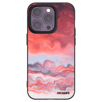 Picasee husă neagră din silicon pentru Apple iPhone 14 Pro - Sunset