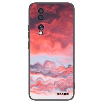 Picasee husă neagră din silicon pentru Honor 70 - Sunset