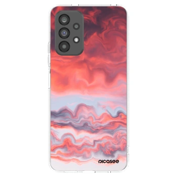 Picasee husă transparentă din silicon pentru Samsung Galaxy A73 5G - Sunset