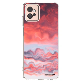 Picasee husă transparentă din silicon pentru Motorola Moto G32 - Sunset