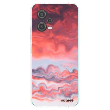 Picasee husă transparentă din silicon pentru Xiaomi Poco X5 - Sunset