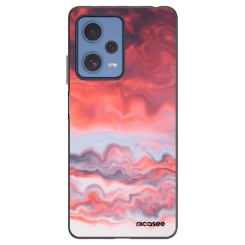 Picasee husă neagră din silicon pentru Xiaomi Redmi Note 12 Pro 5G - Sunset