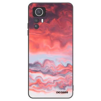 Picasee husă neagră din silicon pentru Xiaomi Redmi Note 12S - Sunset