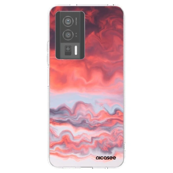 Picasee husă transparentă din silicon pentru Xiaomi Poco F5 Pro 5G - Sunset
