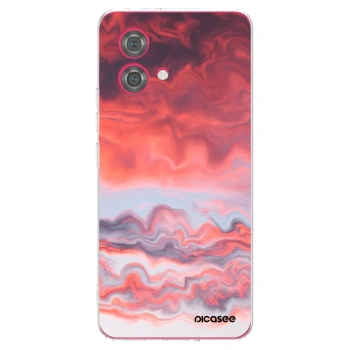 Picasee husă transparentă din silicon pentru Motorola Moto G84 5G - Sunset