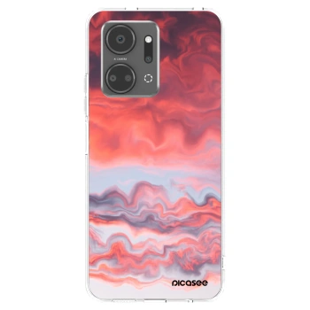 Picasee husă transparentă din silicon pentru Honor X7a - Sunset