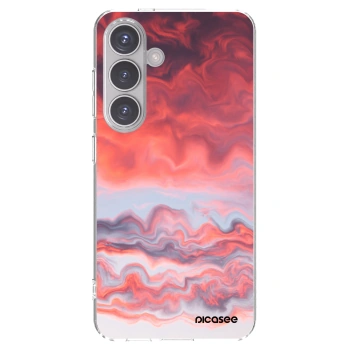 Picasee husă transparentă din silicon pentru Samsung Galaxy S24 S921B 5G - Sunset